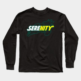 Firefly Serenity Tv Series Sci-fi Space Ship Logo Parody Long Sleeve T-Shirt